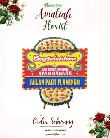Sewa Papan Bunga Senon
